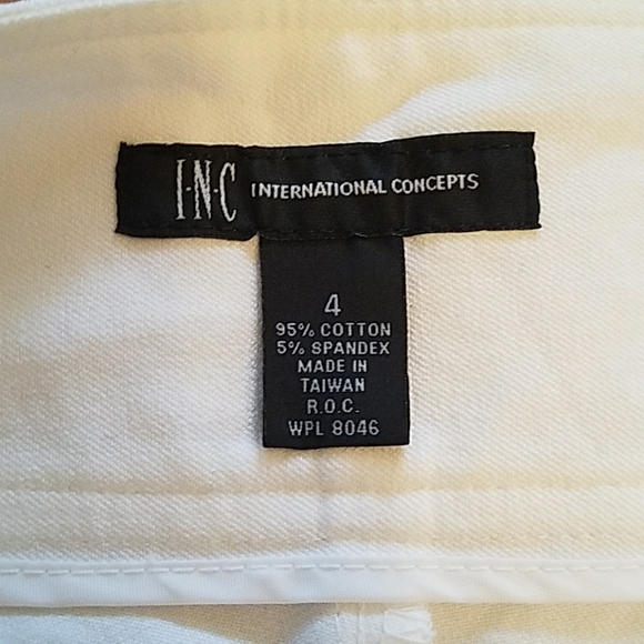 INC brand white wide leg pant - Picture 3 of 5